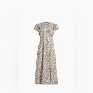 DOEN Rhondia Floral Cotton Midi Dress